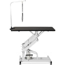 Hydraulic Dog Pet Grooming Table Heavy Duty Big Size Z-Lift Pet Grooming Table - Black / White by HouseOfZazla