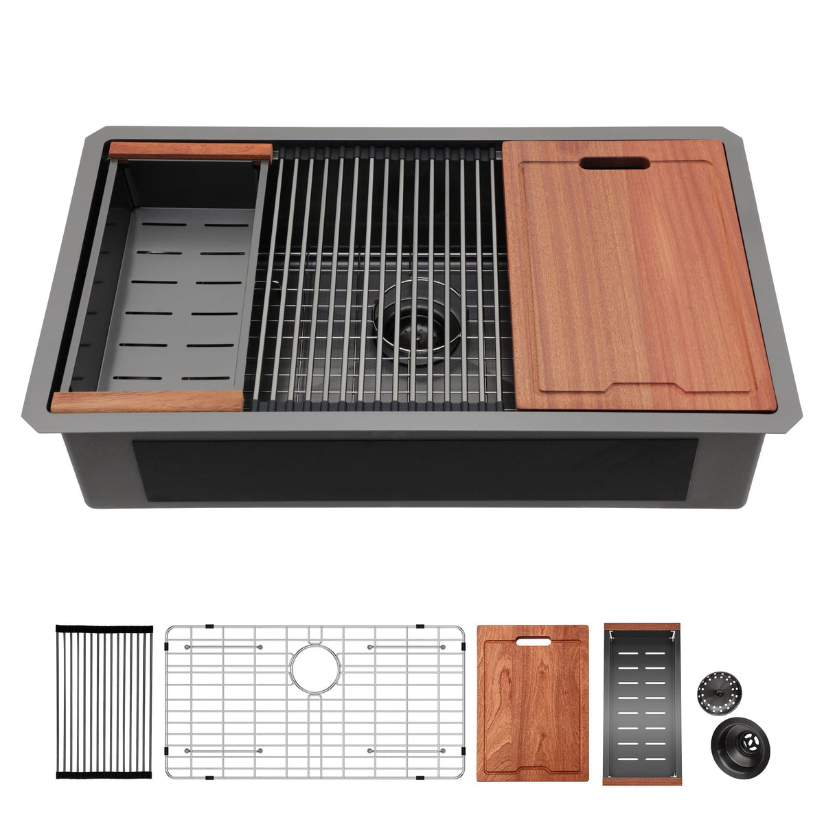 Workstation Kitchen Sink, Single Bowl Undermount, photo 2 of 16