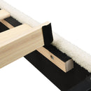 Platform Bed Frame With Tall Headboard And High Footboard by HouseOfZazla