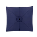 Rectangular Patio Umbrella With Crank Tilt, Polyester UV-Resistant Canopy