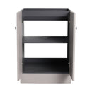 Modern Freestanding Bathroom Vanity With Soft Close Cabinet Doors by HouseOfZazla