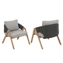 4-Person Patio Conversation Set with Cushions