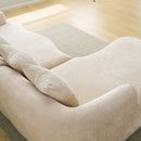 Modular L-Shape Sectional Sofa With Curved Chaise by HouseOfZazla