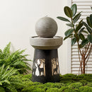 Outdoor Garden Lantern with Warm LED Light