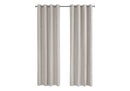 2 Pieces Set Room Darkening Curtain Panels with Grommet - Contemporary Style