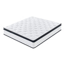 12" Hybrid Mattress Individual Pocket Spring, 7 Zoned Memory Foam by HouseOfZazla