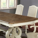 Rustic Dining Set With Table And Upholstered Chairs by HouseOfZazla