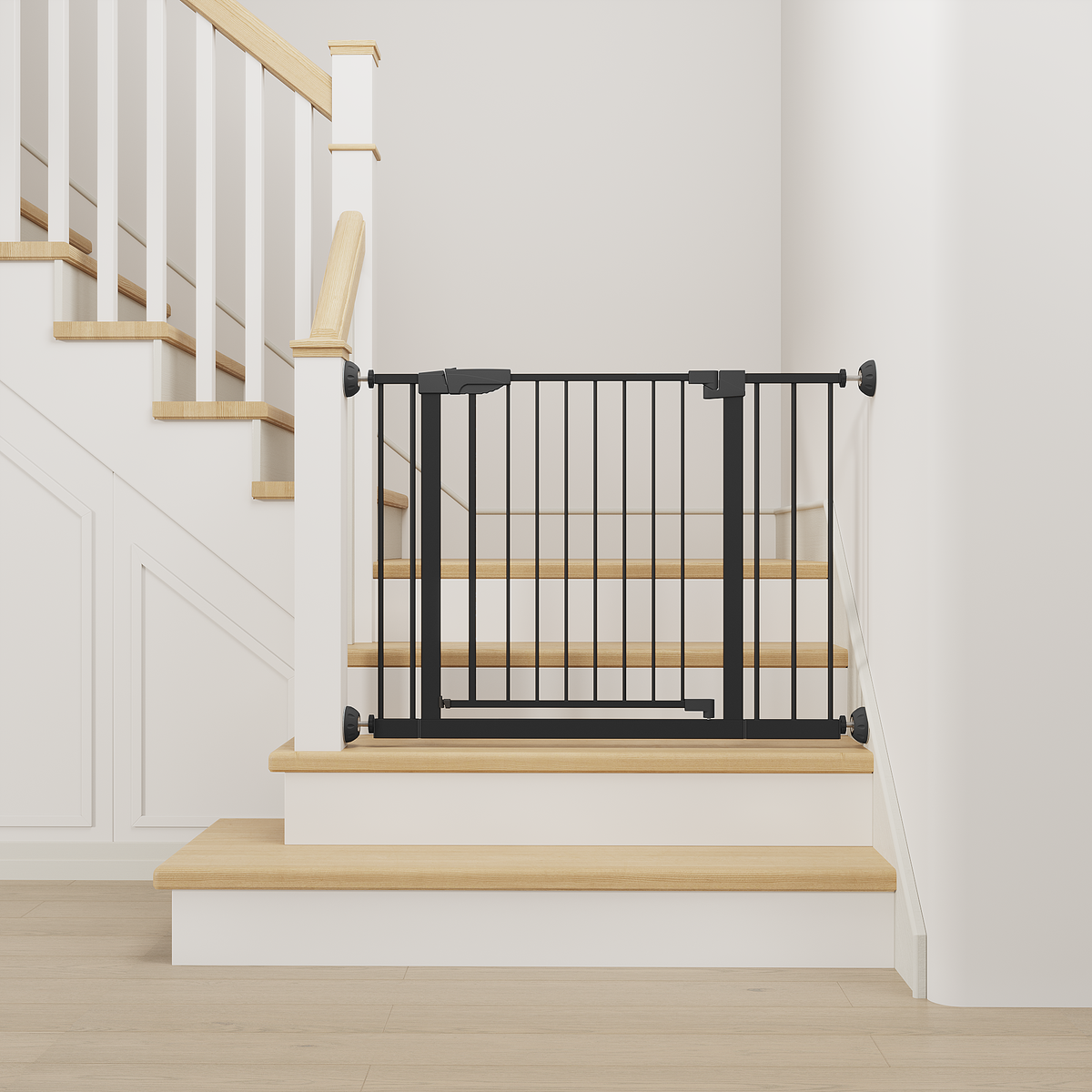 Wide Baby Gate with Wall Protector for Stairs and Doorways, photo 5 of 10