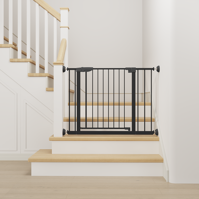Wide Baby Gate with Wall Protector for Stairs and Doorways, photo 5 of 10