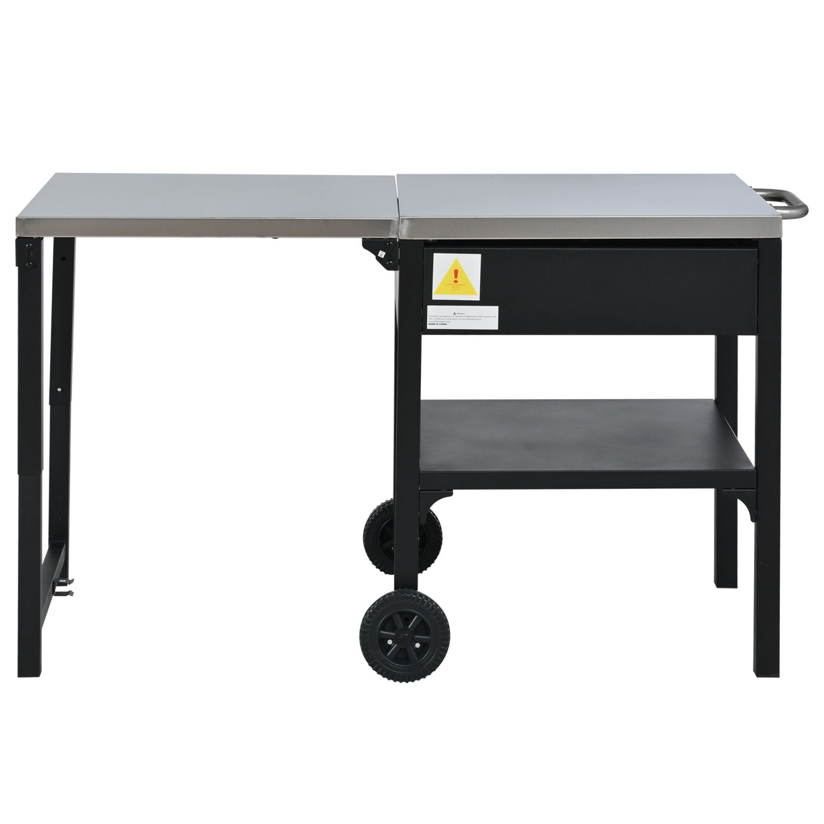 Foldable Outdoor Kitchen Cart With Storage For Patio, photo 16 of 35