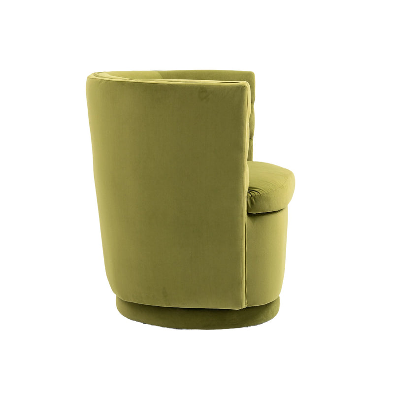 Swivel Barrel Chair, Comfy Round Accent Chair with storage for Living Room, 360 Degree Swivel Barrel Club Chair, Leisure Arm Chair for Nursery, Hotel, Bedroom, Office