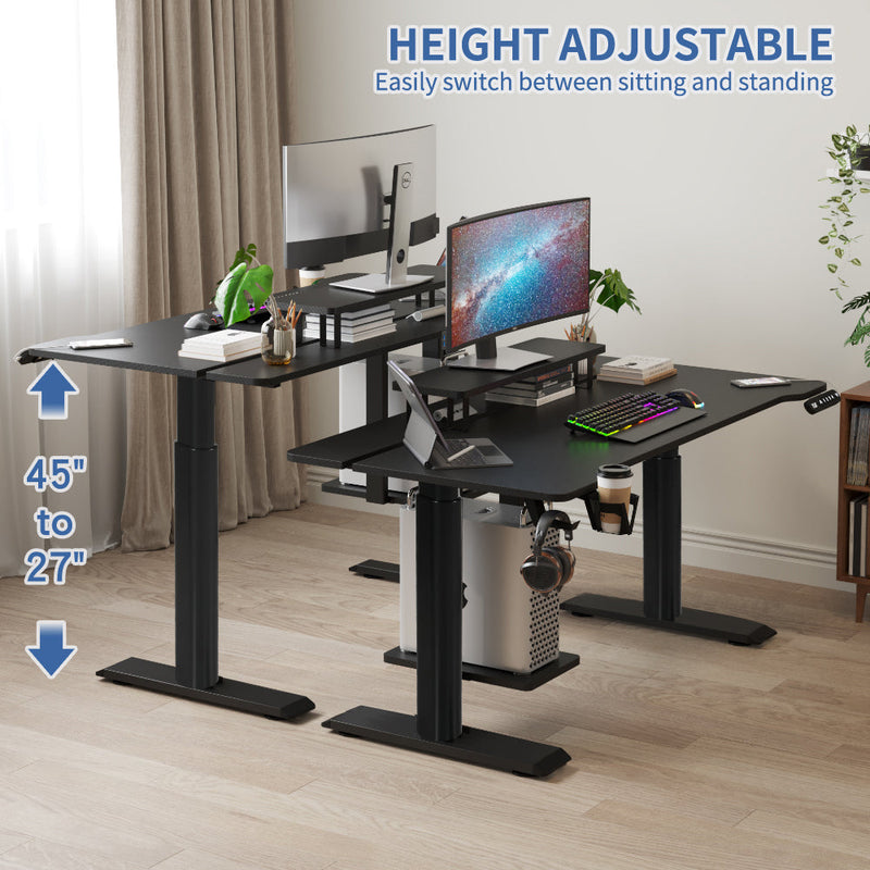 Polaris 63" Adjustable Height Desk, photo 5 of 10