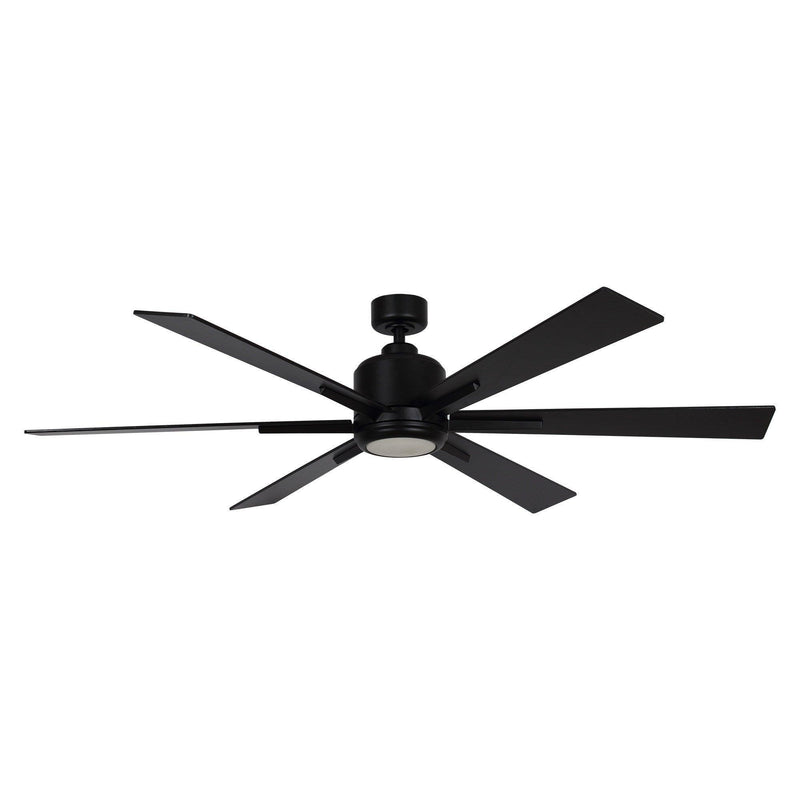 65" Bendan Industrial Downrod Mount Ceiling Fan with Lighting and Remote Control