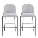 Galen Indoor Metal Upholstered Barstool