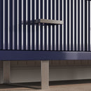 TV Stand With Slatted Drawers
