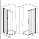 Frameless Shower Door With Handle by HouseOfZazla