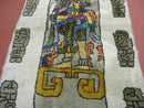 4' X 7' Vintage Handmade Knotted Tribal Nomadic Shag Wool Rug Carpet Prince