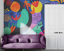 Colorful Boho Modern Wall Art Wallpaper Modern Home Decor Geometric Wallpaper