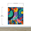 Colorful Boho Modern Wall Art Wallpaper Modern Home Decor Geometric Wallpaper