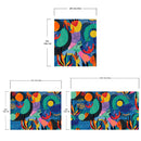 Colorful Boho Modern Wall Art Wallpaper Modern Home Decor Geometric Wallpaper