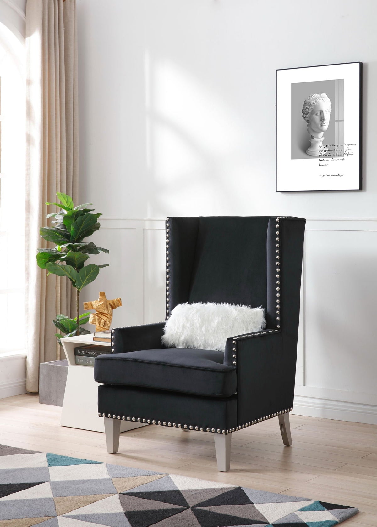 Elegant Traditional Accent Chair, photo 2 of 16
