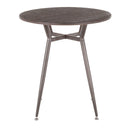 Clara - Industrial Round Dinette Table by HouseOfZazla