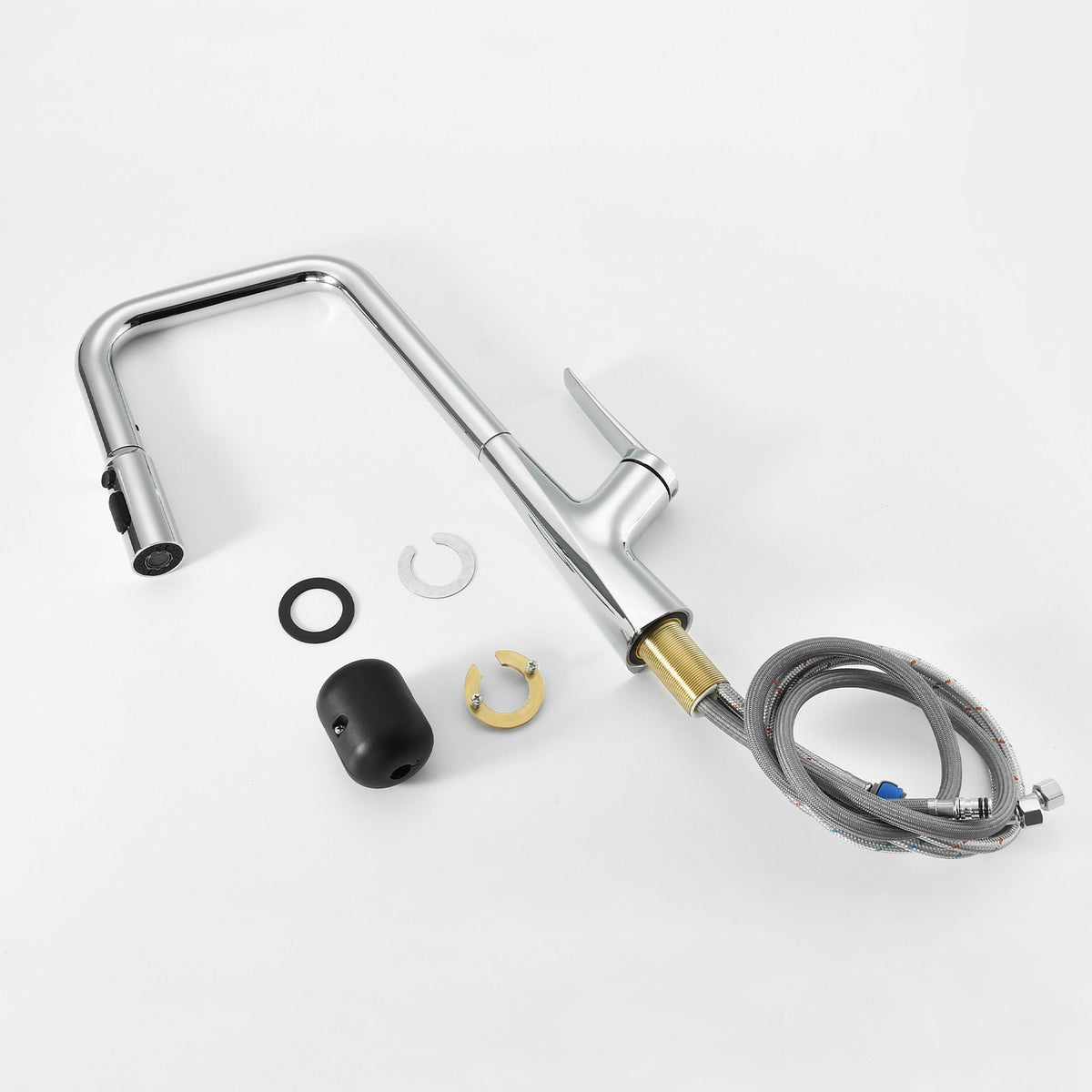 Professional Kitchen Faucet With 3 Function 360 Sprayer And 1 Touch Switching, photo 12 of 18