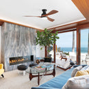 52-Inch Ceiling Fan with Lights and Reversible DC Motor by HouseOfZazla