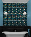 Fisherman Wallpaper Decor / Coastal Sea Theme Wall Mural