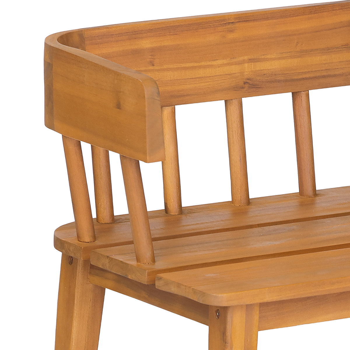 Bramley Outdoor Acacia Wood Bench, photo 10 of 10