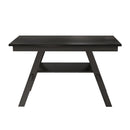 TOPMAX 6-Piece Wood Counter Height Dining Table Set with Storage Shelf by HouseOfZazla