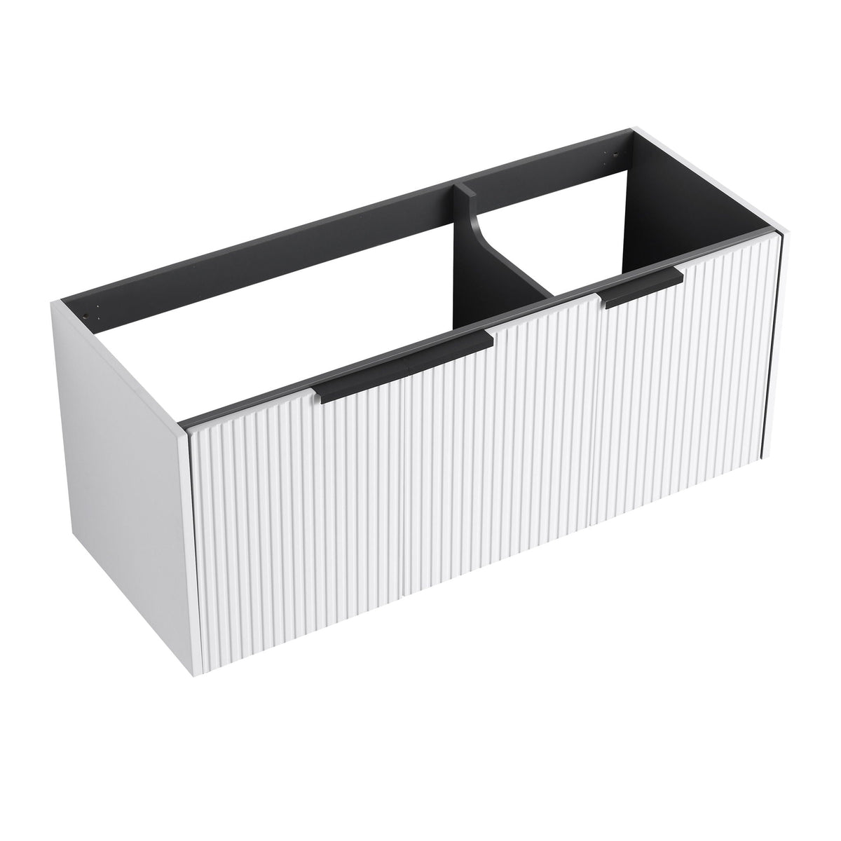 Contemporary Wall Mounted Bathroom Vanity With Soft Close Doors, photo 6 of 12