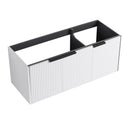 Contemporary Wall Mounted Bathroom Vanity With Soft Close Doors by HouseOfZazla