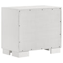 Jessica 4-piece Eastern King LED Bedroom Set Snow White