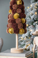 Tall Tree Christmas Table Decor, Coffee