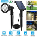 Solar Powered Spotlight for Outdoors for Gardens & Pathways by LJGDeals