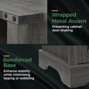 Farmhouse Nightstand, Charging Station & Storage by HouseOfZazla