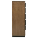 Moraga - 5 Drawer Chest Of Drawers - Ash Brown by HouseOfZazla