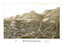 Vintage Map of Matteawan, New York 1886