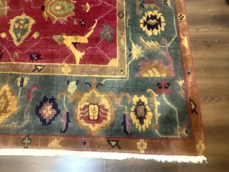 Tufenkian Rug 8x10, Tibetan Room Sized Carpet, Soft Thick Wool Pile