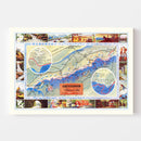 Vintage Map of Shenandoah National Park 1947