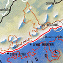 Vintage Map of Shenandoah National Park 1947