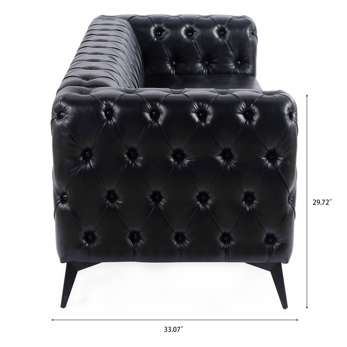 Square Arm Removable Cushion 3 Seater Sofa, photo 14 of 32