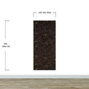 Dark Brown Wallpaper. Chinoiserie Flower Pattern Wallpaper.