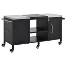 K&K 72.4' Large Grill Table for Big Green Egg