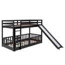 Bunk Bed With Convertible Ladder And Slide by HouseOfZazla