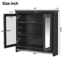 Modern Wall-Mounted Mirror Cabinet With Adjustable Shelves, Soft-Close Doors, High-Definition Mirror by HouseOfZazla