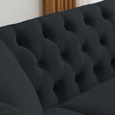 Chesterfield Sofa With Rolled Arms And Nailhead Trim by HouseOfZazla