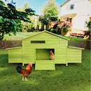 11.12 ft² Large Wooden Chicken Coop with Nesting Boxes & Perch by HouseOfZazla