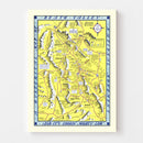 Vintage Map of Death Valley National Park 1948